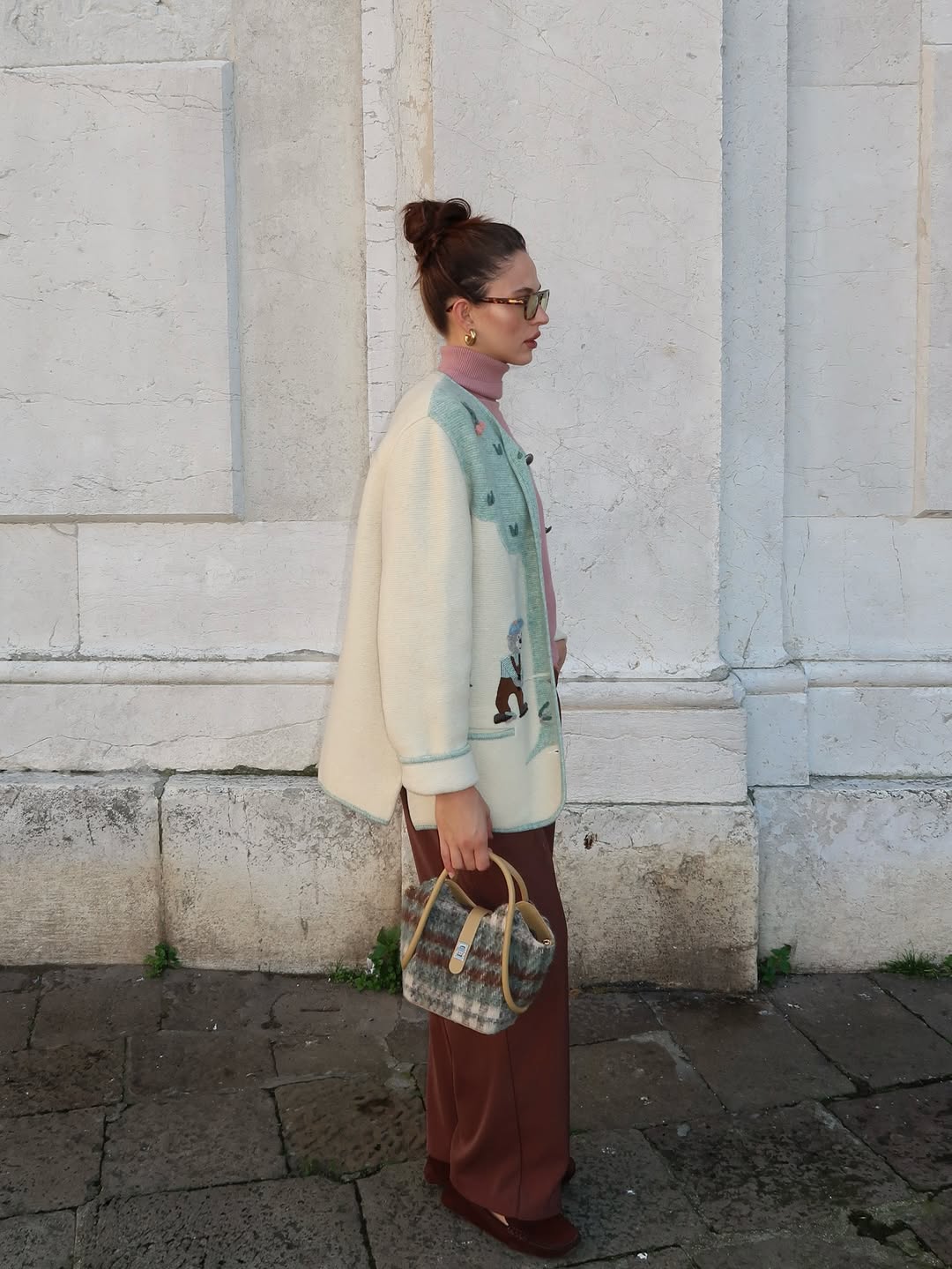 Borsa a mano DELILAH - VERDE SALVIA