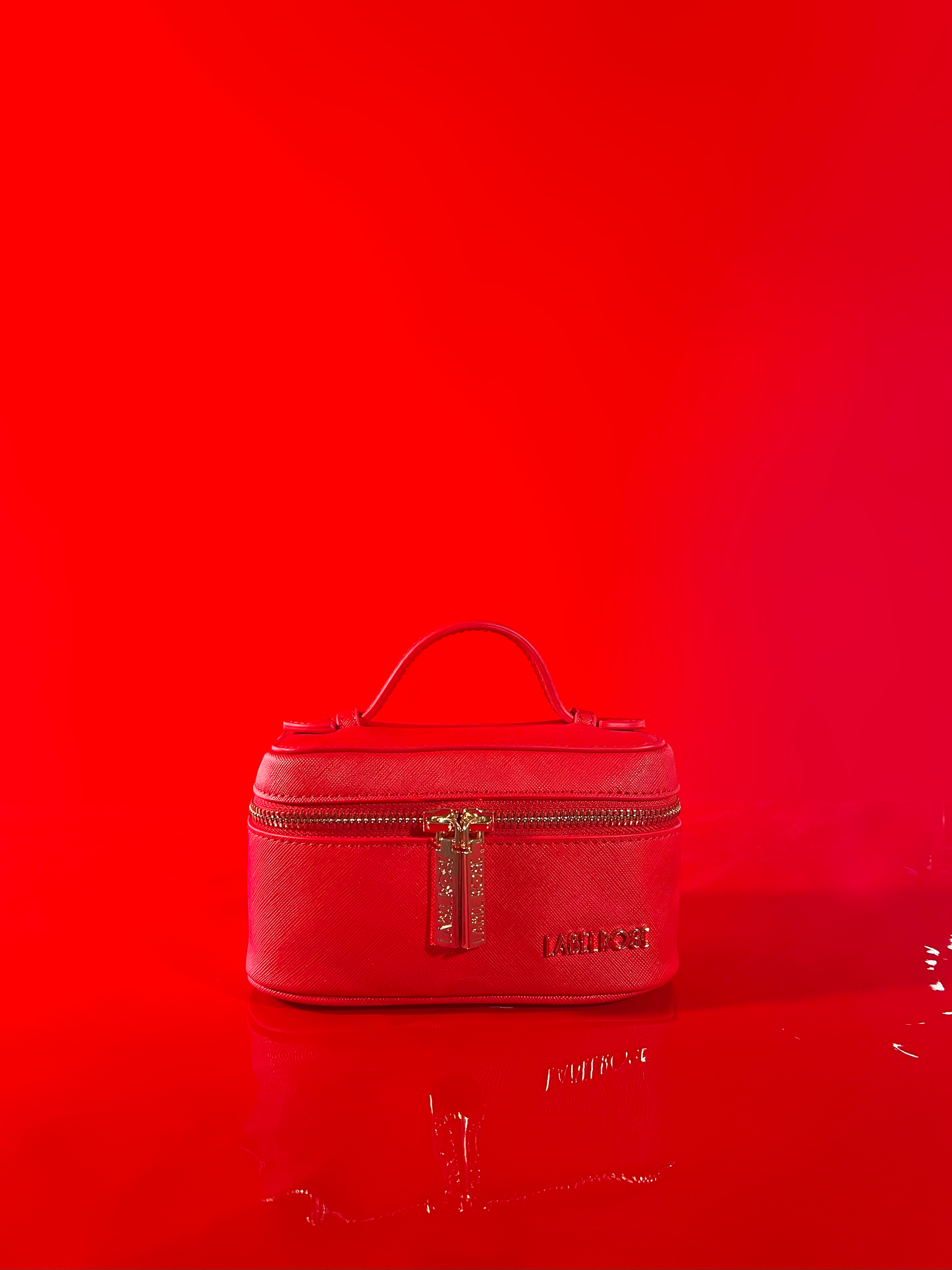 Mini beauty in saffiano-RED PASSION