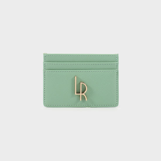 MINI BEAUTY Saffiano WALLET - PASTEL GREEN