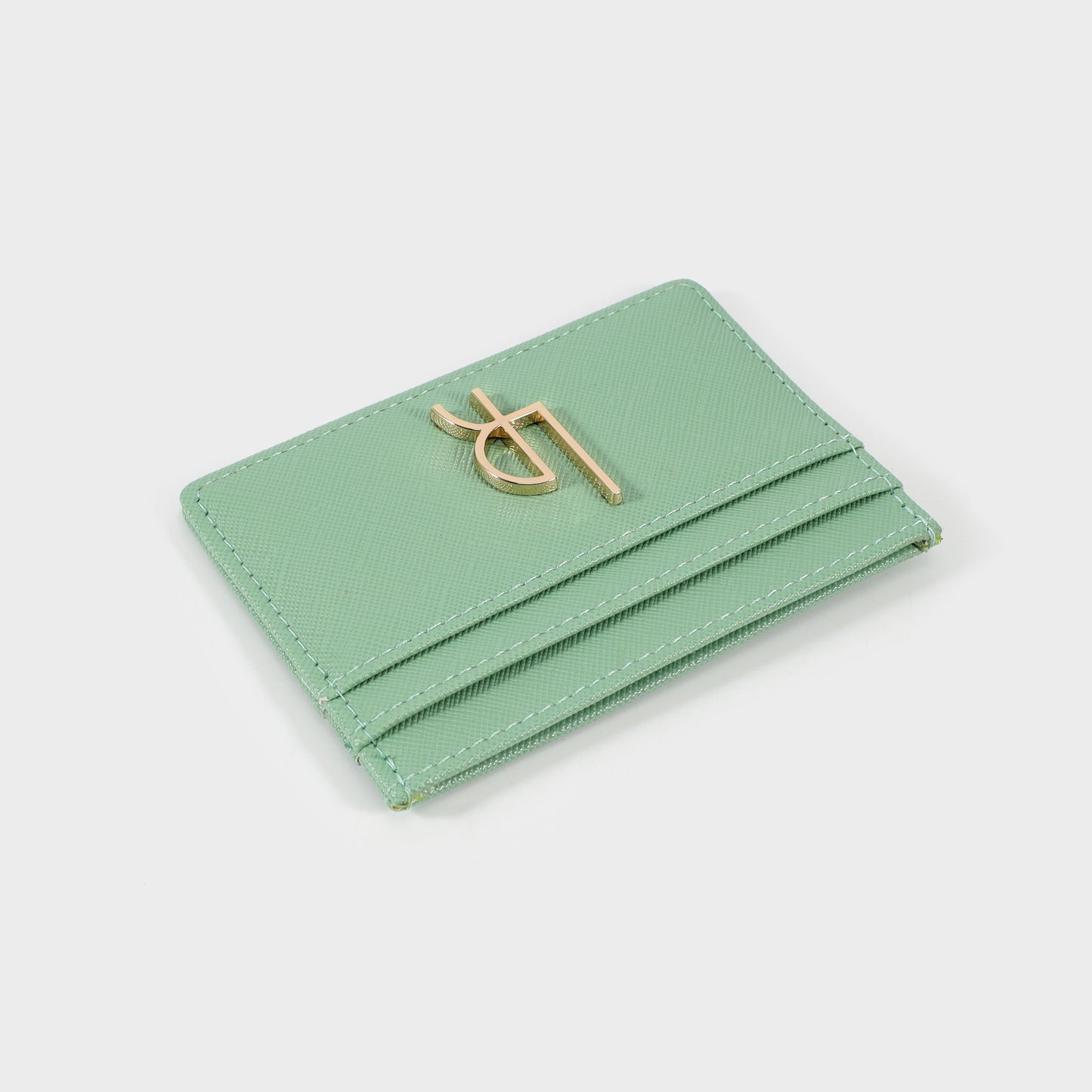 MINI BEAUTY Saffiano WALLET - PASTEL GREEN