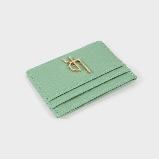 MINI BEAUTY Saffiano WALLET - PASTEL GREEN