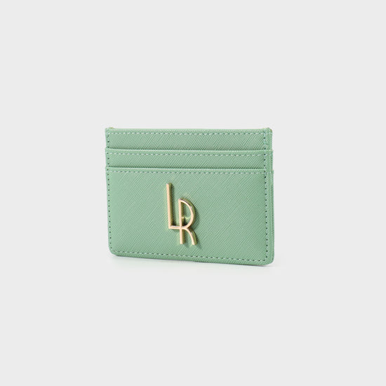 MINI BEAUTY Saffiano WALLET - PASTEL GREEN