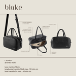 Borsa bauletto BLAKE - AMERICAN COFFEE SILVER