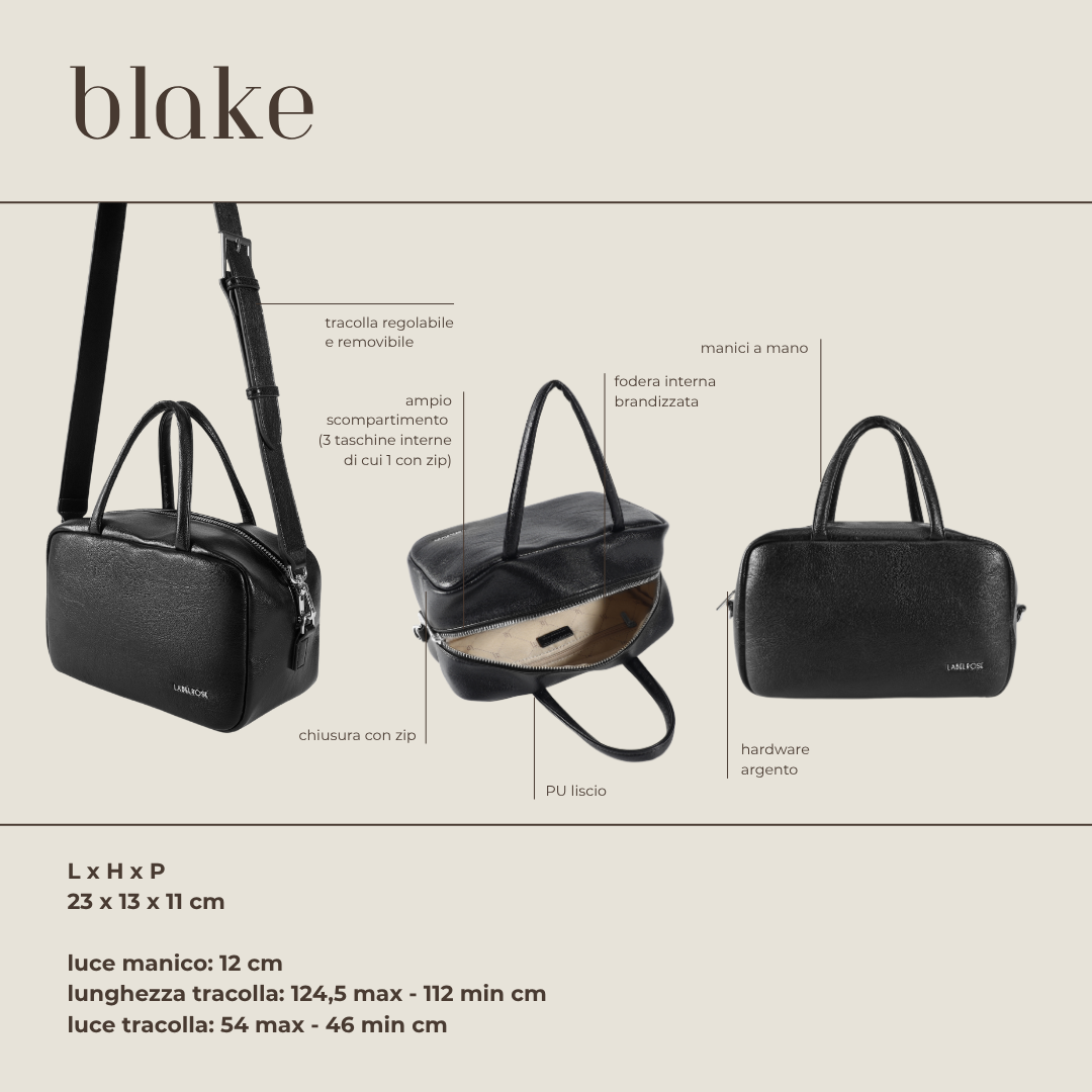 Borsa bauletto BLAKE - AMERICAN COFFEE SILVER
