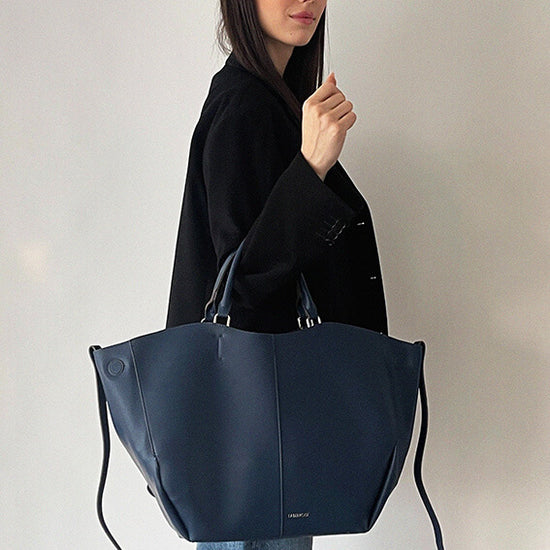 SCARLETT BIG Shoulder Bag - MIDNIGHT BLUE