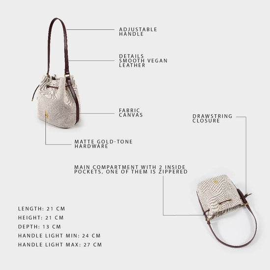 WILLOW bucket bag - VINACCIA