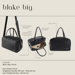 Borsa bauletto BLAKE BIG - AMERICAN COFFEE SILVER