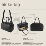 Borsa bauletto BLAKE BIG - AMERICAN COFFEE SILVER