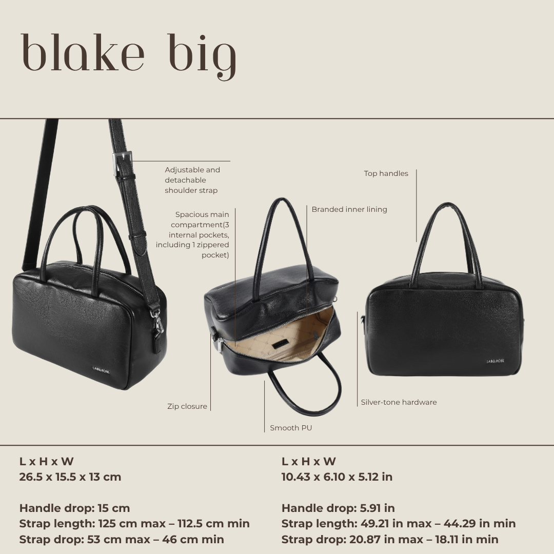 Borsa bauletto BLAKE BIG - AMERICAN COFFEE SILVER