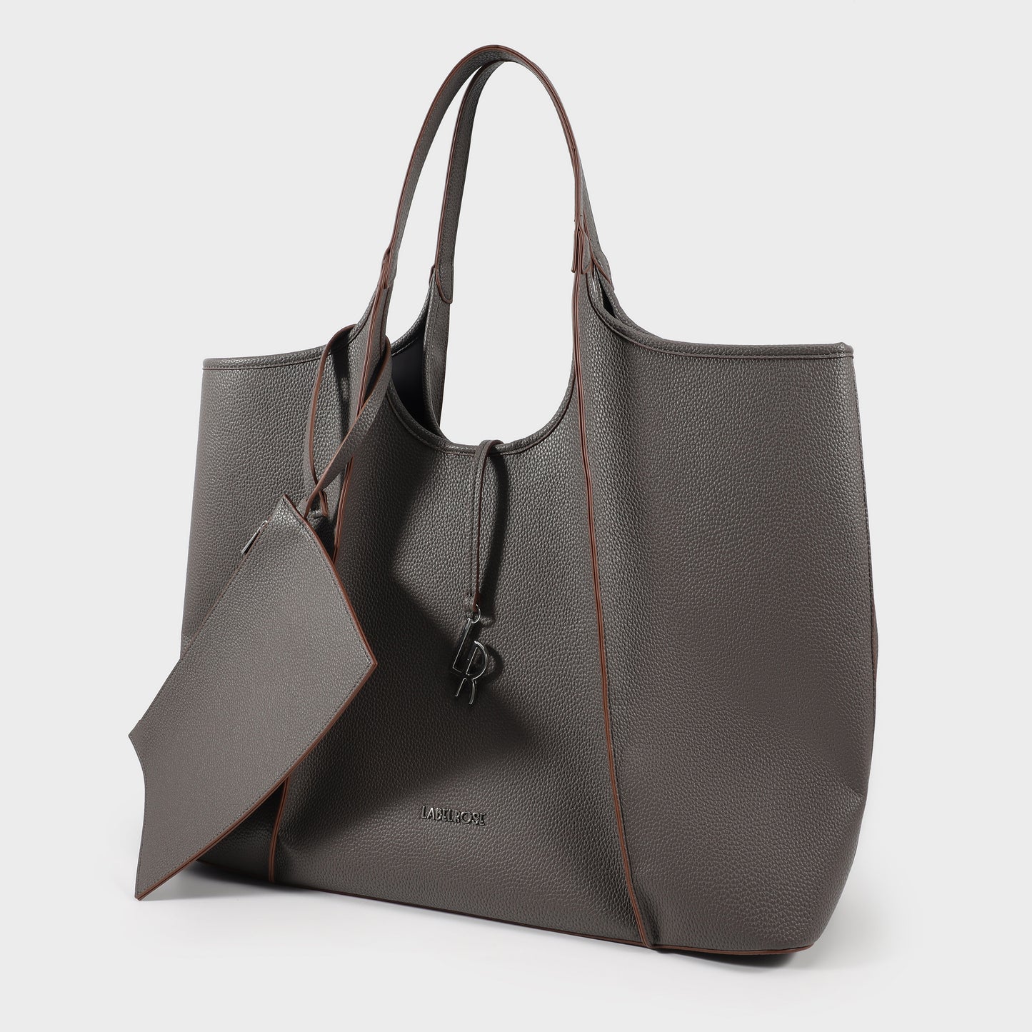 TAYLOR Shoulder Shopping Bag - GRAPHITE
