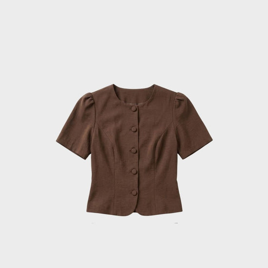 Camicia LILY - MARRONE