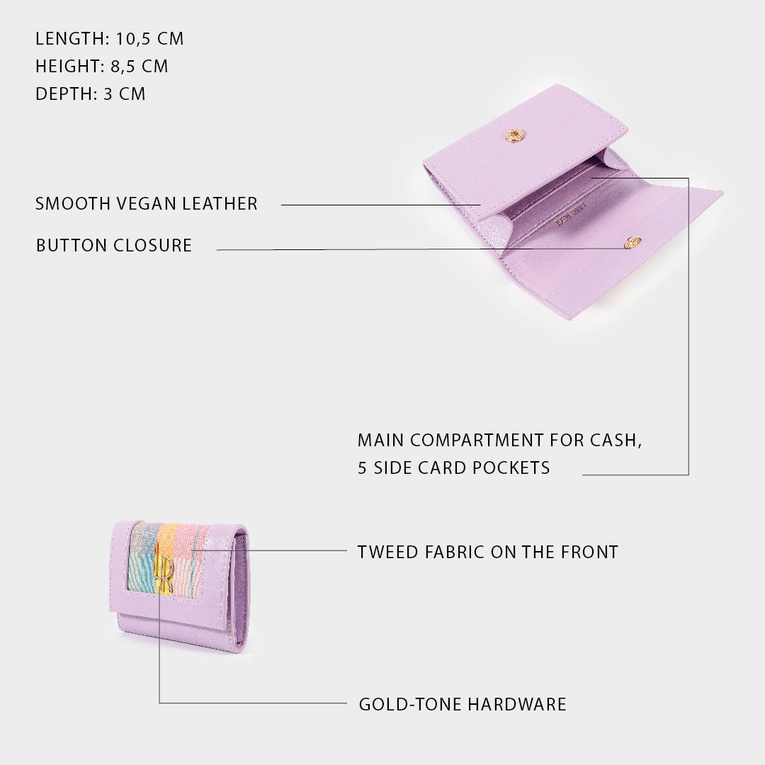 AMBER WALLET - LILAC