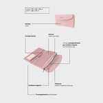 MOMMY WALLET - BABY PINK