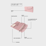 MOMMY WALLET - BABY PINK