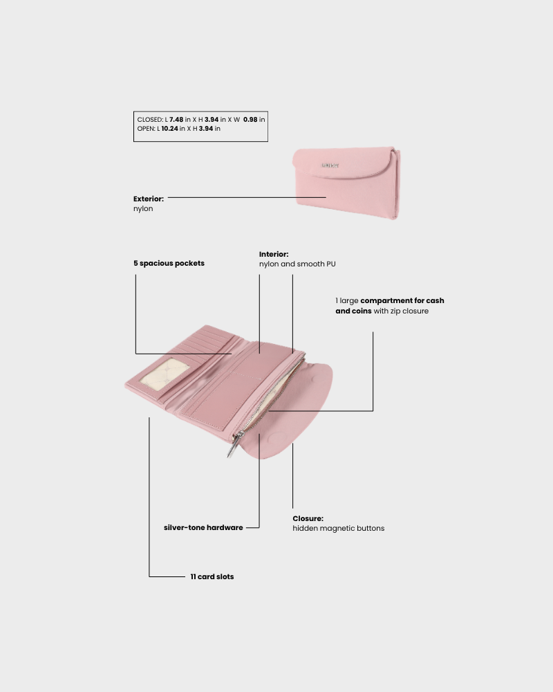 Portafoglio MOMMY WALLET - BABY PINK