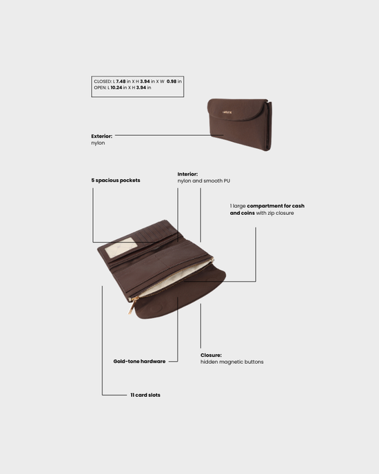 Monedero MOMMY WALLET - BROWN TEDDY
