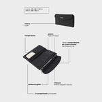 Portafoglio MOMMY WALLET - BLACK MOON SILVER