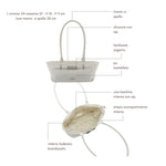 Borsa a spalla JAY- WHITE