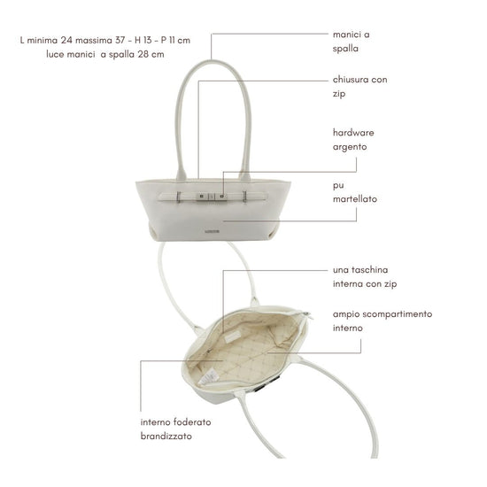 Borsa a spalla JAY- WHITE