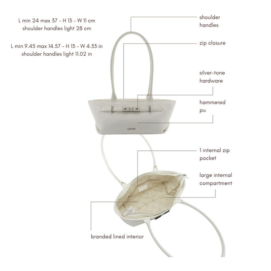 Borsa a spalla JAY- WHITE