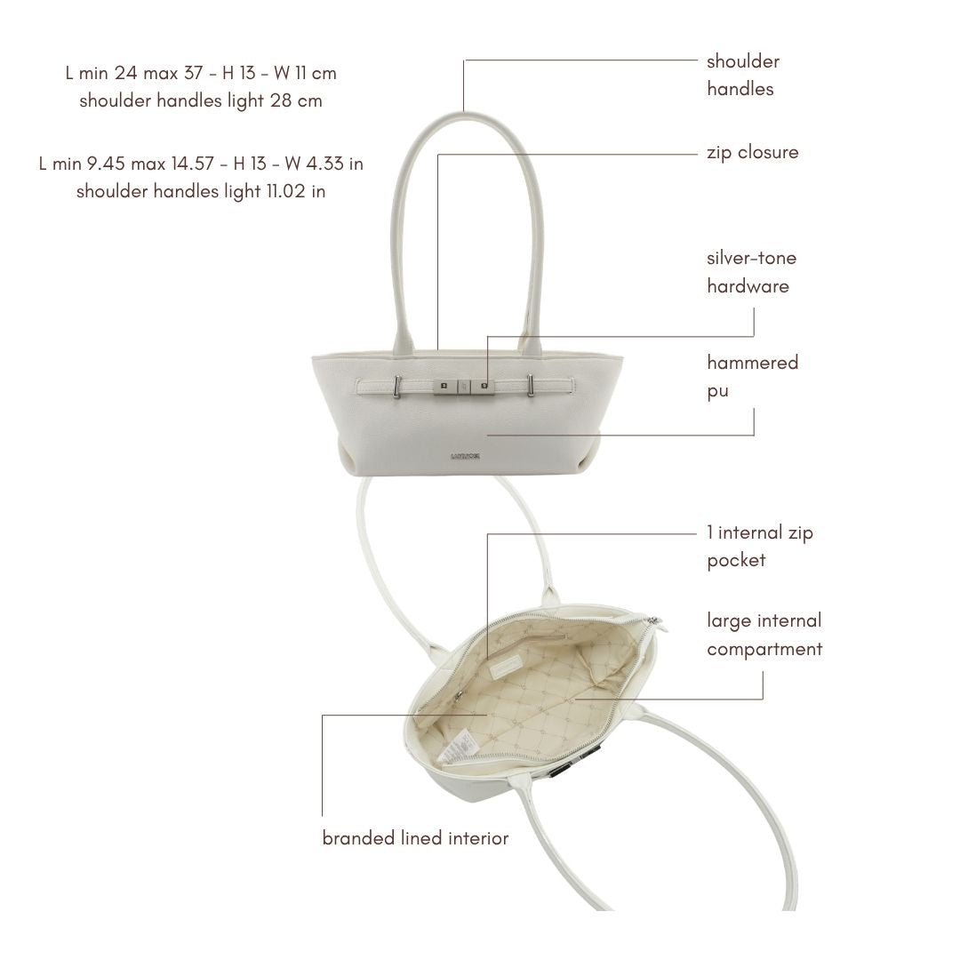 Borsa a spalla JAY- WHITE