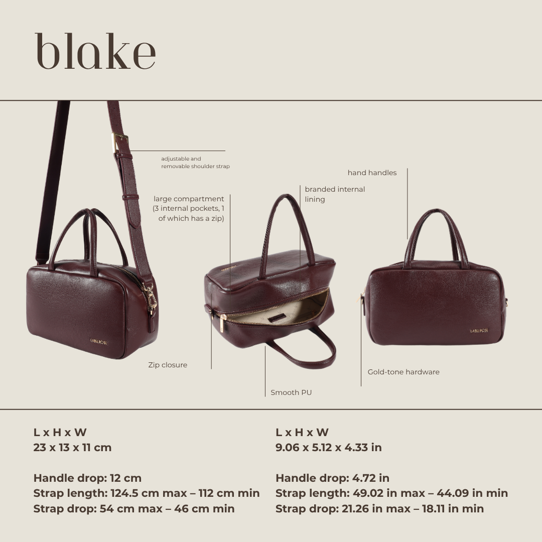 Borsa bauletto BLAKE - IRISH COFFEE