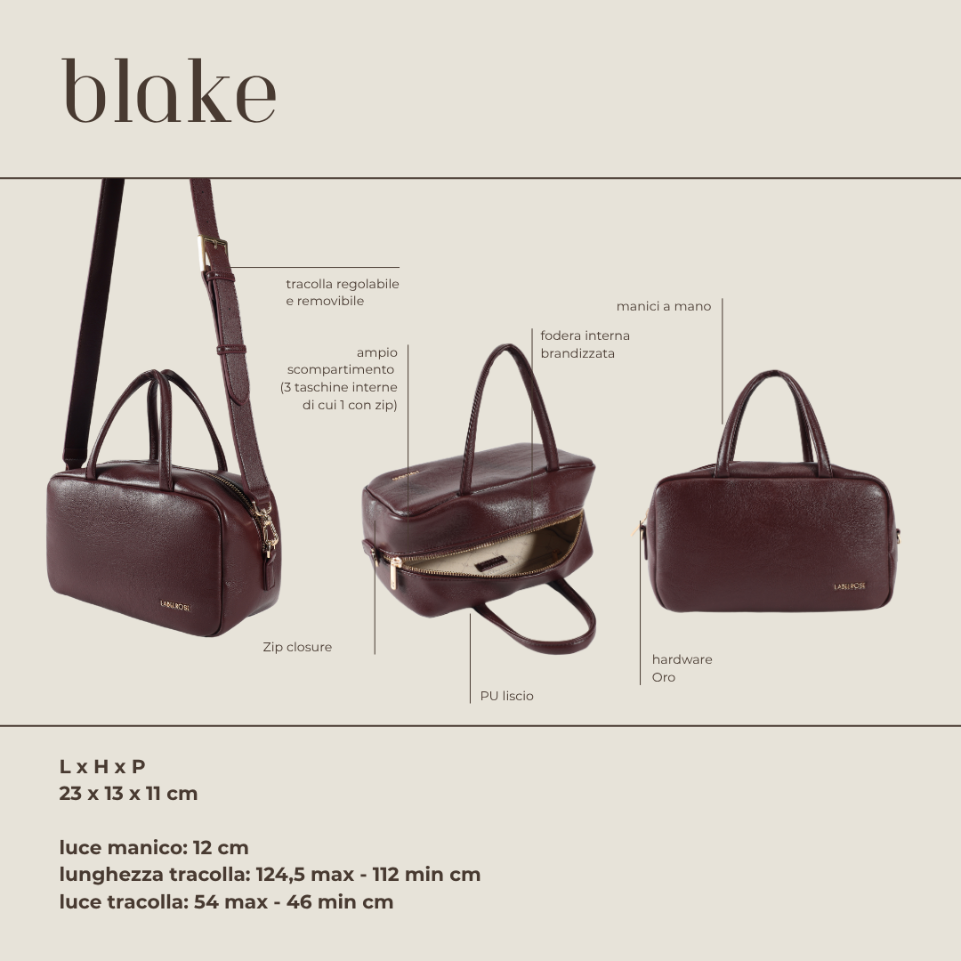 Borsa bauletto BLAKE - IRISH COFFEE