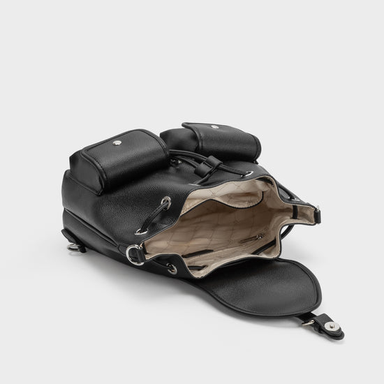 Backpack BAGPACK - BLACK SILVER